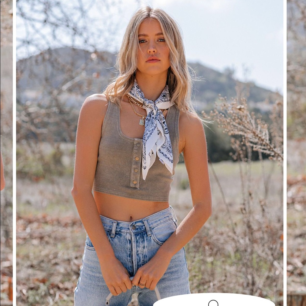 Crop top purchased from Vici